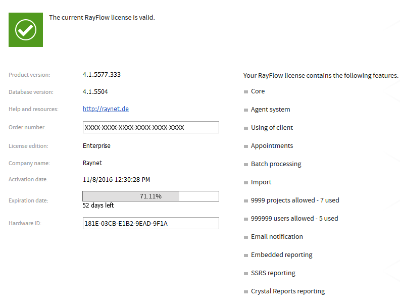 RayFlow Server License