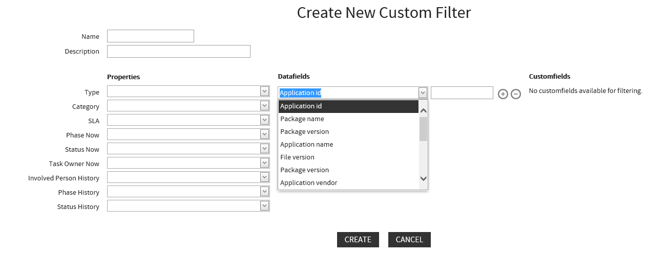 Create New Custom Filter