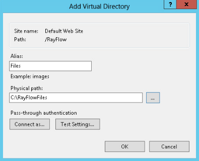 Add Virtual Directory