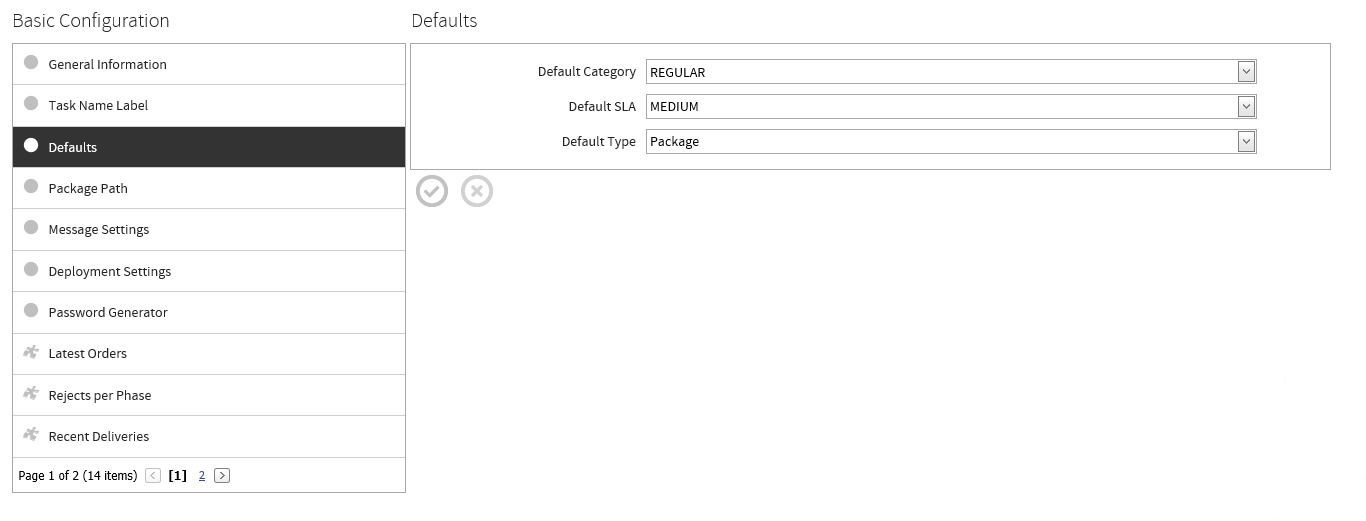 Basic Config Defaults