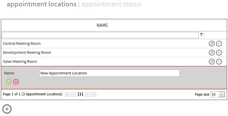 Add Appointment Location Save