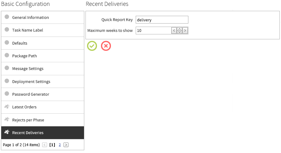 Plugin Configuration Recent Deliveries