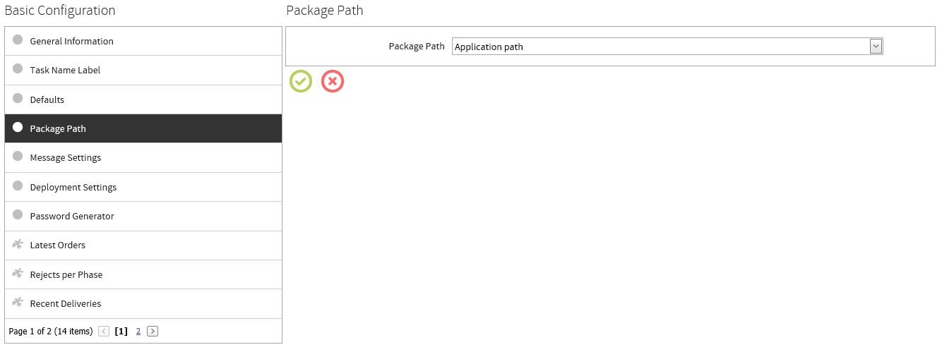 Basic Config Package Path