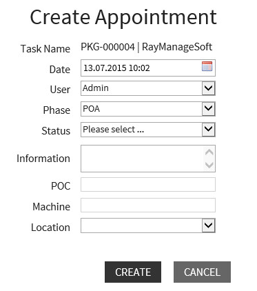 Create an Appointment Interface