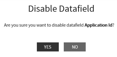 Confirm Delete Datafield