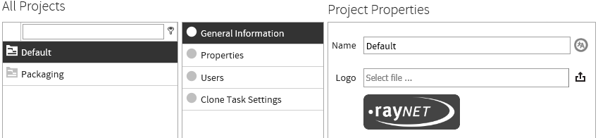 ProjectPage Default Project