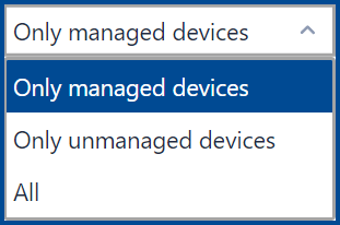 FilterDesktopDevicesManaged