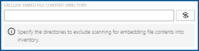 InventoryAgentExcludeEmbedFileContentDirectory