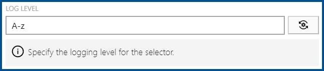 SelectorLogLevel