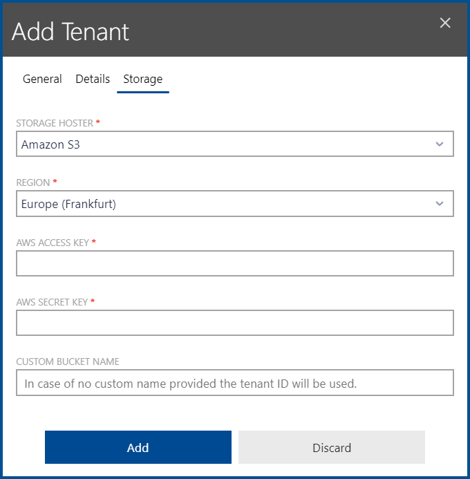 AddTenant_Storage_Amazon