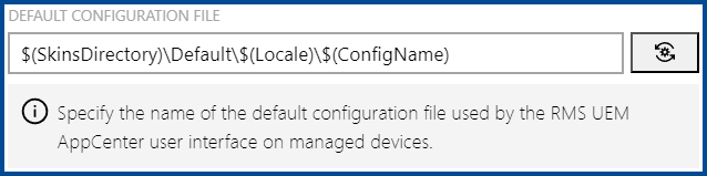 SelectorDefaultConfigurationFile