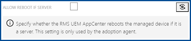 InstallationAgentAllowRebootIfServer