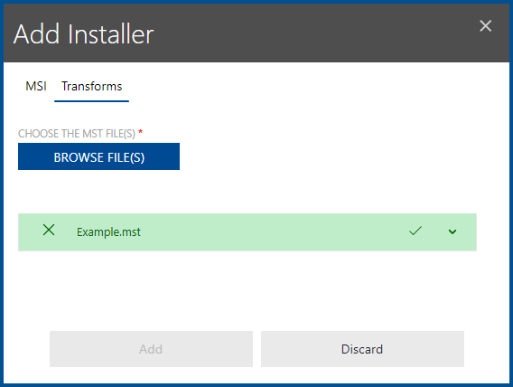 AddInstaller_Transform