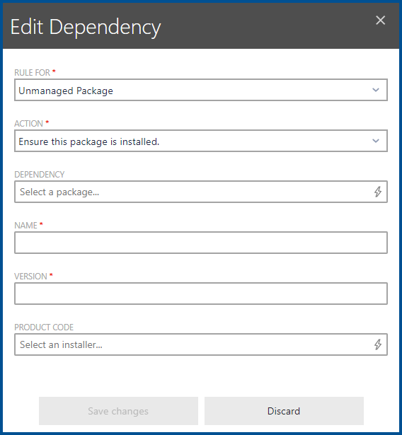 EditDependency_Unmanaged