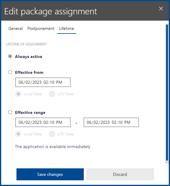 EditPackageAssignment_Lifetime