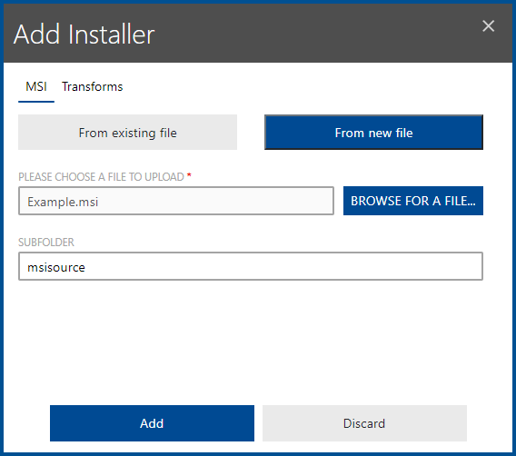 AddInstaller_FromNewFile