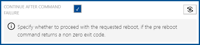 InstallationAgentContinueAfterCommandFailure