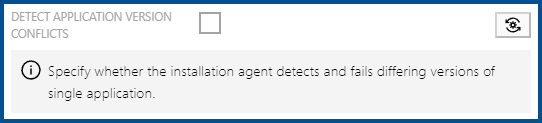 InstallationAgentDetectApplicationVersionConflicts