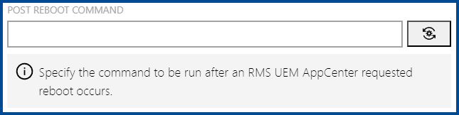 InstallationAgentPostRebootCommand