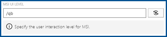 InstallationAgentMsiUILevel