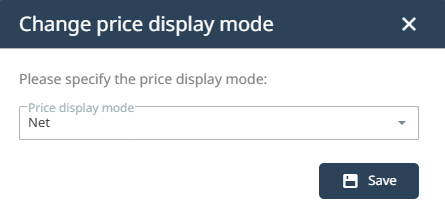 ConfigurationSettingsLicenseManagementSettingsChangePriceDisplayMode