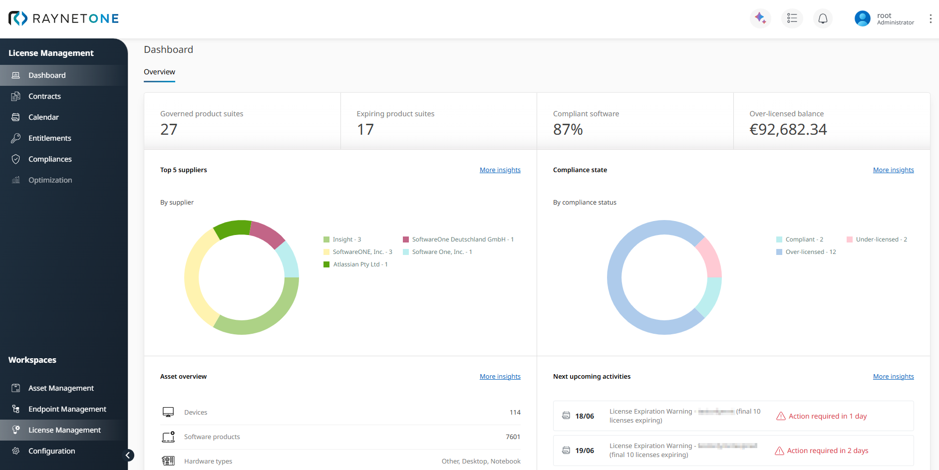 LicenseManagement_DashboardUI