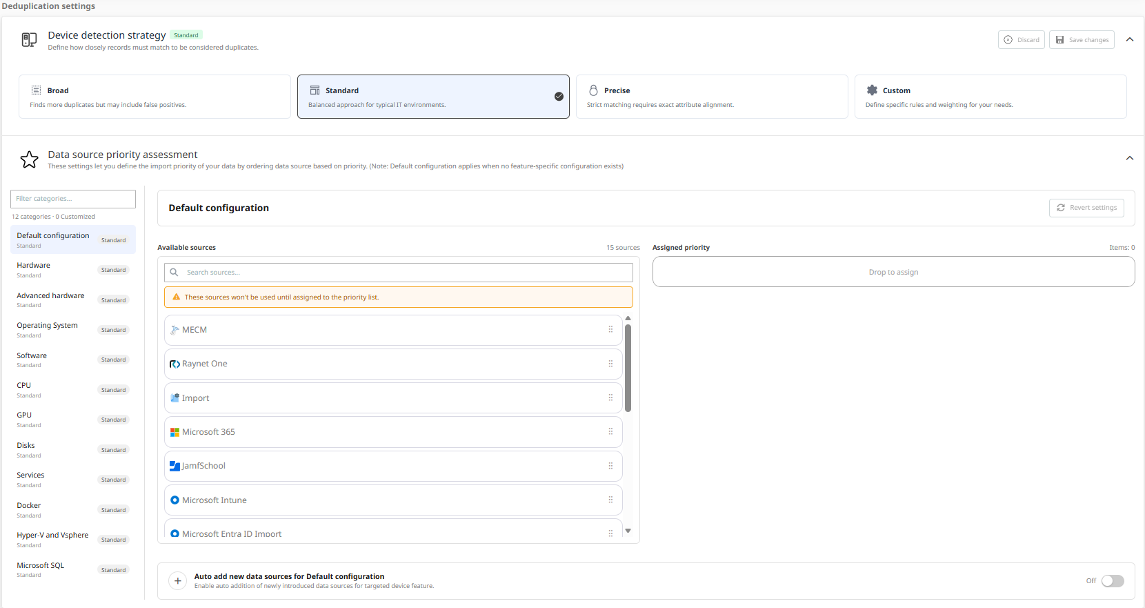 deduplication-settings
