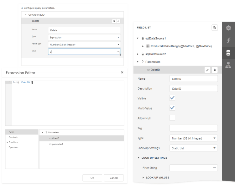 QueryParametersJoinExpression