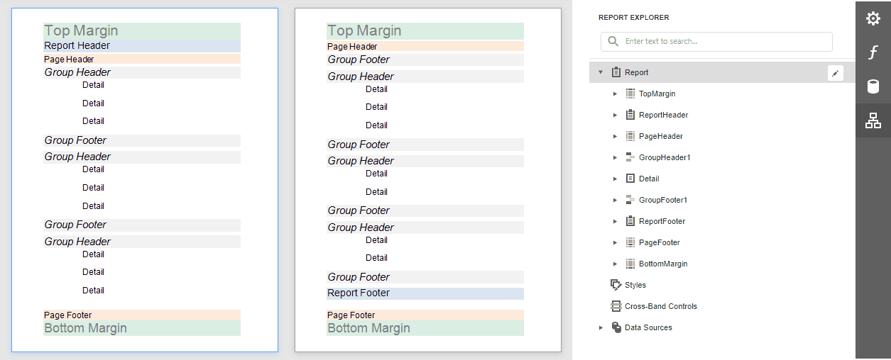 ReportExplorerReportStructure