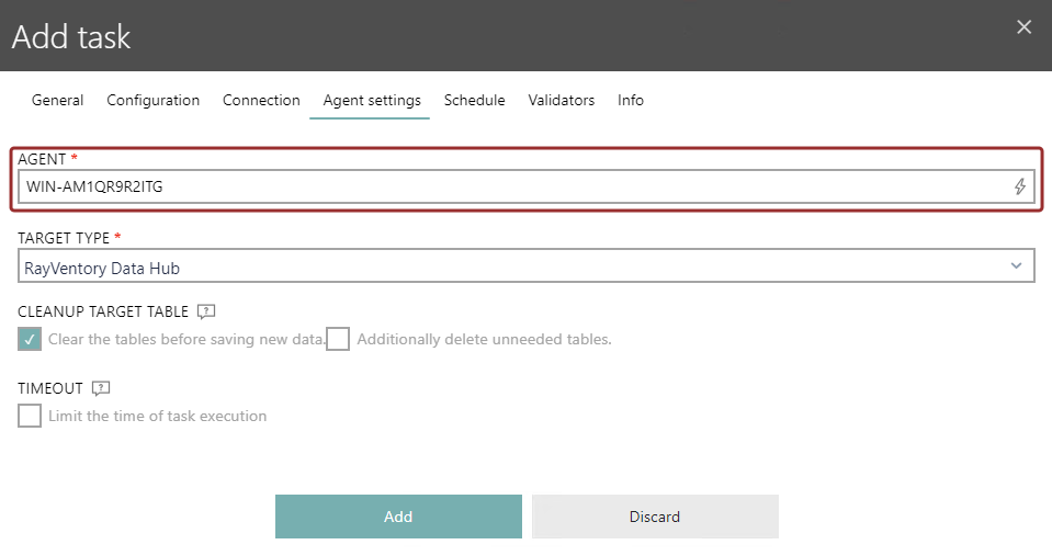 ServiceNowTableAgentSettings