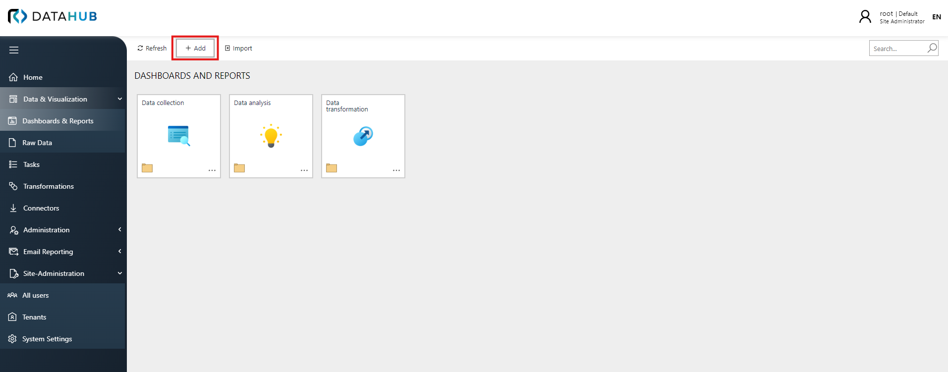 DashboardsAndReportsDashboardAdd