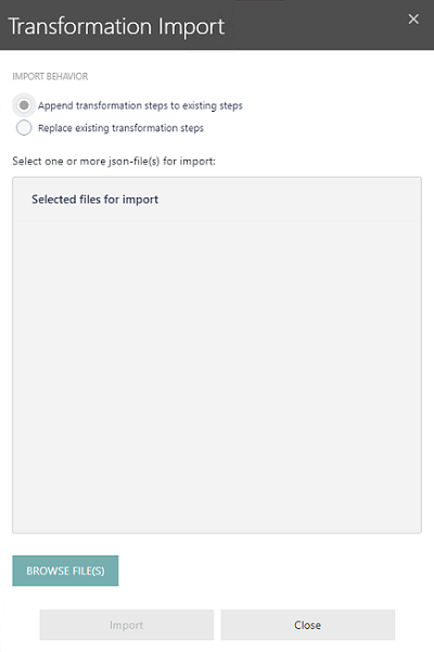 Transformation_Import