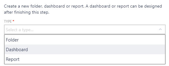 DashboardsAndReportsAddWizardSelectDashboard