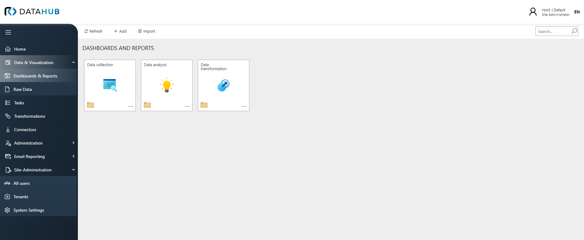 DashboardsAndReportsDashboard