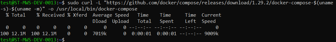 Download the latest docker version