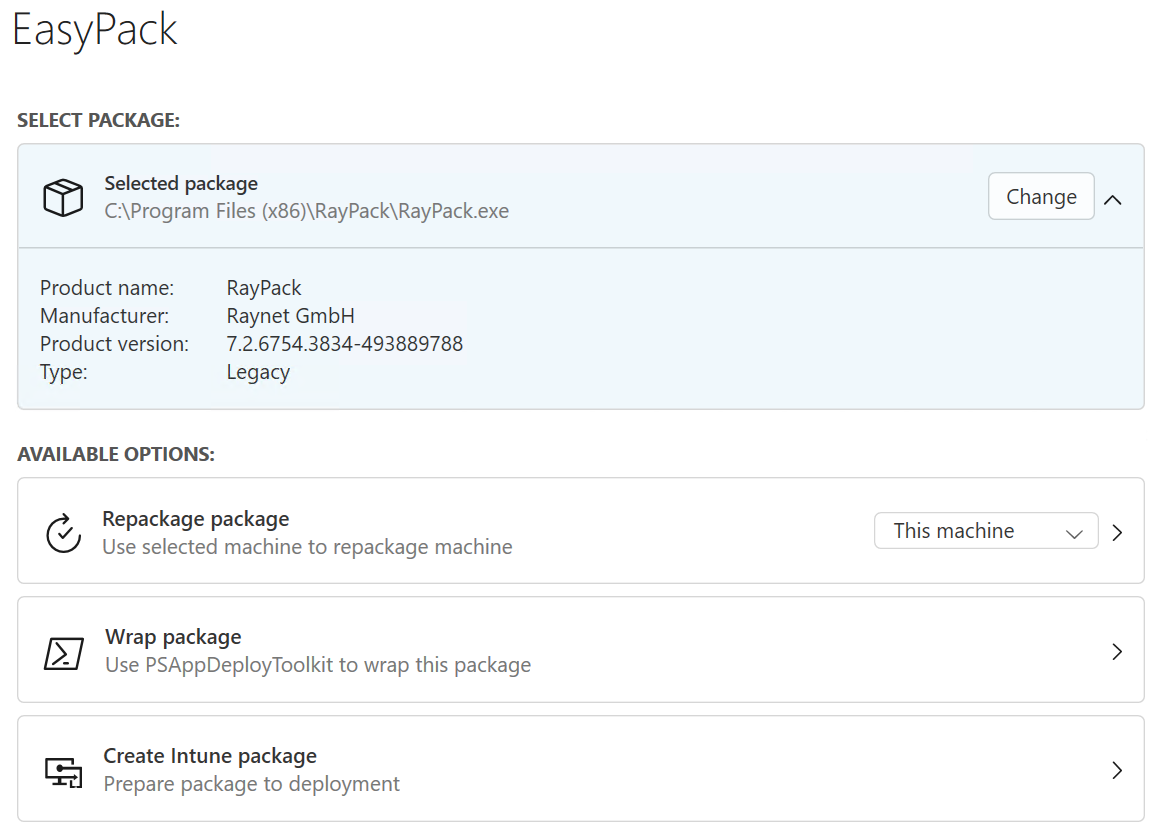 EasyPack_RepackagePackage