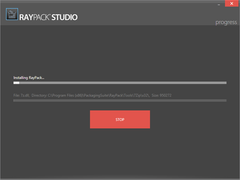 Die Fortschrittsseite