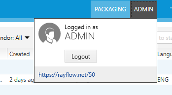 rayflow logout