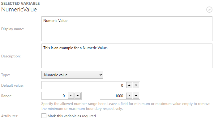 Numeric Value