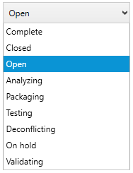 Dropdown menu overview