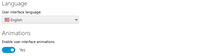Settings Interface Tab 4.0