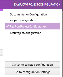 ProjectConfiguratoinSelector