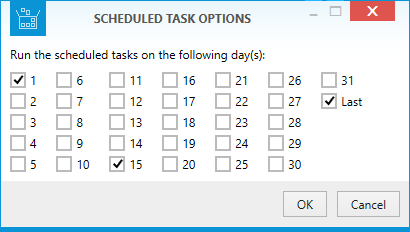 ScheduledTaskDayOfMonth