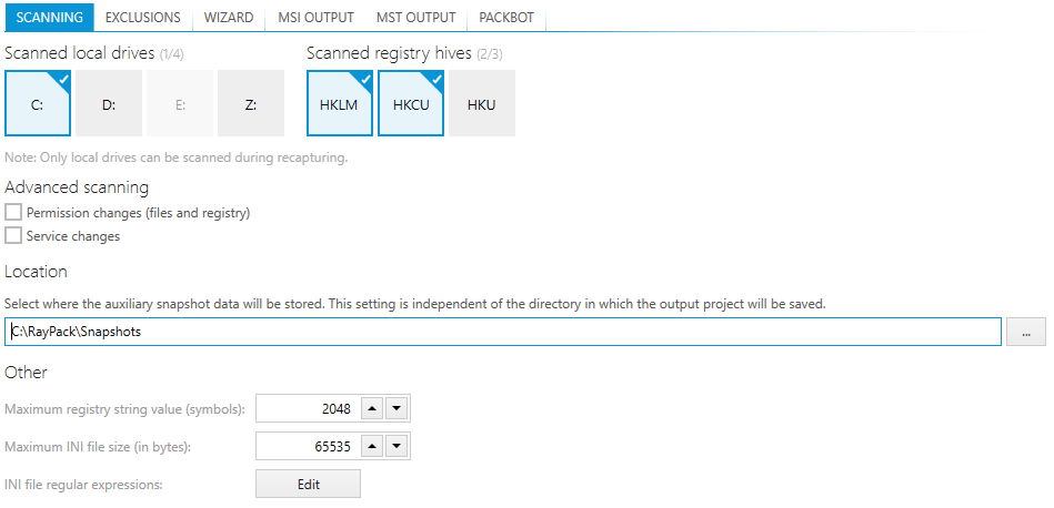 PackRecorder - Snapshot