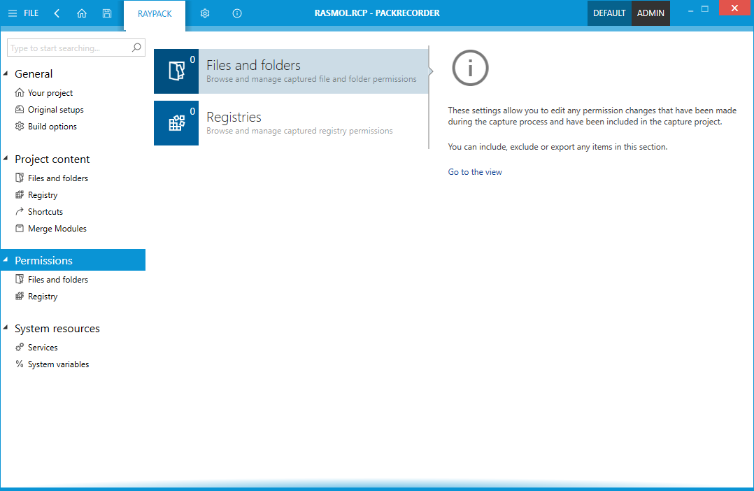 Klicken Sie auf einen der Infobereiche, um direkt zur entsprechenden Editor-Ansicht zu springen.