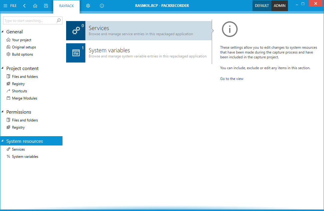 Klicken Sie auf einen der Infobereiche, um direkt zur entsprechenden Editor-Ansicht zu springen.
