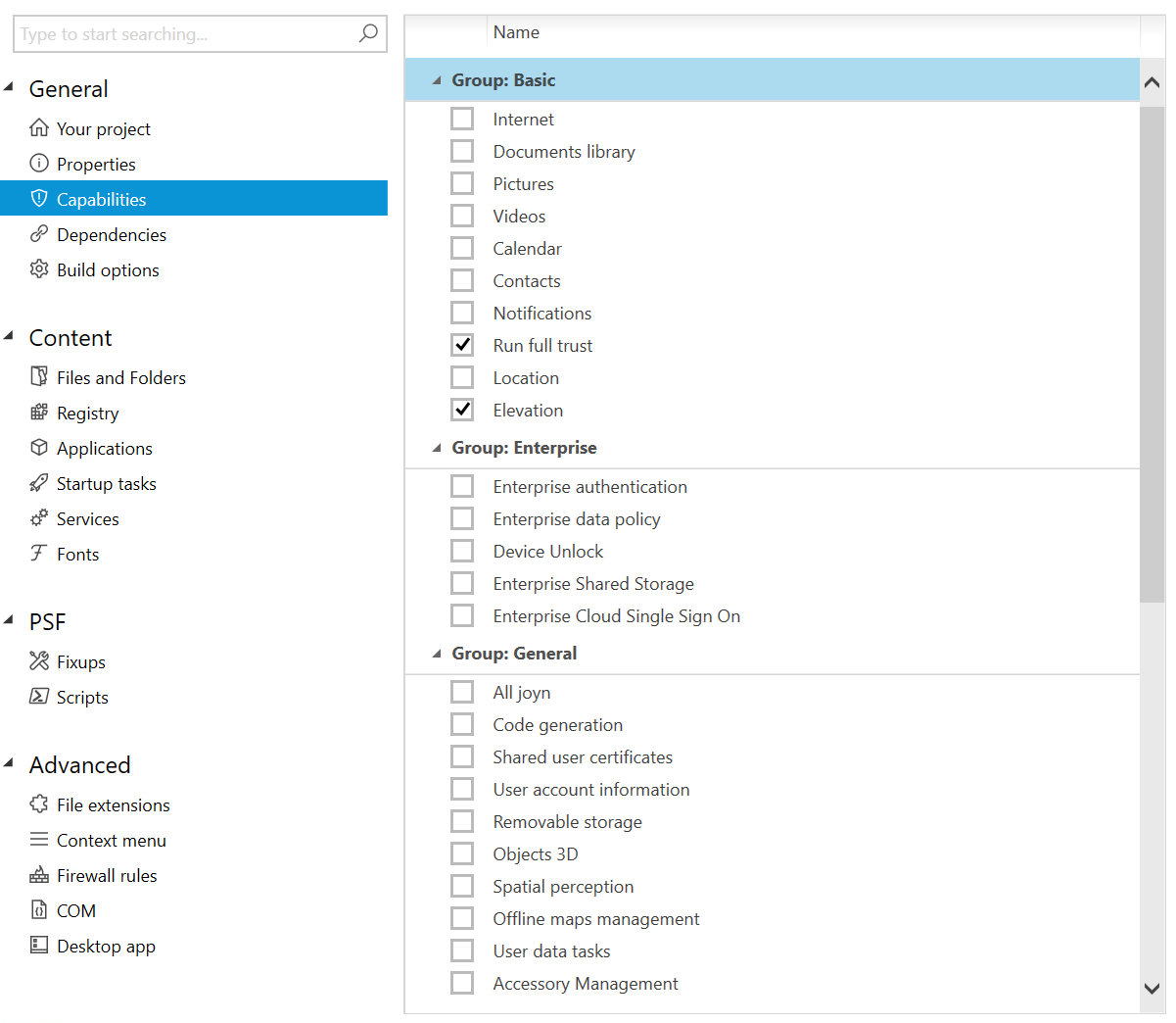 MSIX_Capabilities