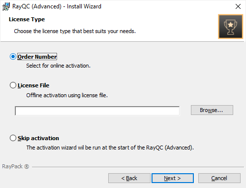 RayQC Advanced Install Step 07