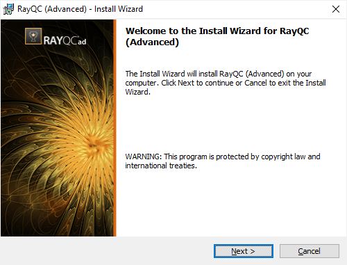 RayQC Advanced Install Step 01