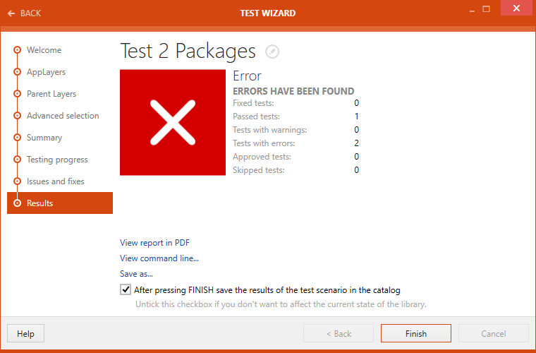 AppLayering_TestWizard_Results